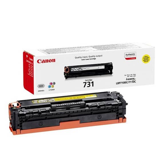 Canon 731 Yellow High Yield Toner Cartridge-
