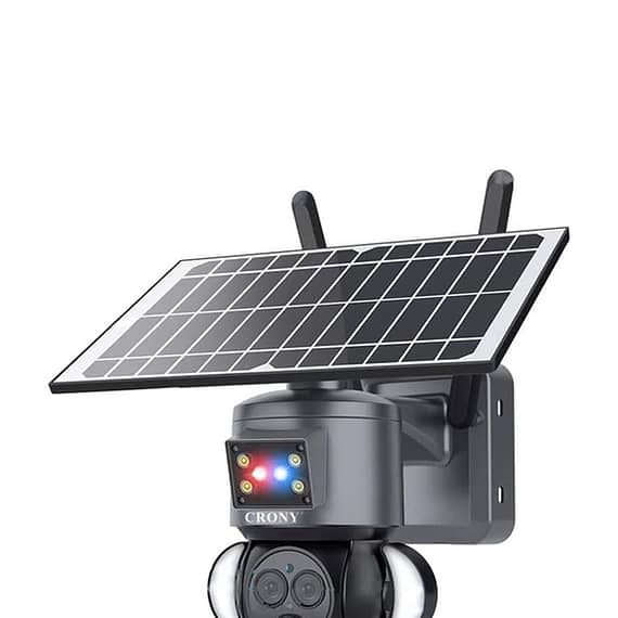 Crony ST-558-8MP-12X-4G Dual Lens Zoom Solar CCTV Surveillance Camera
