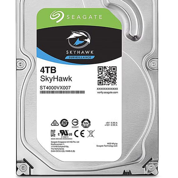 Seagate SkyHawk 4TB HDD 3.5-Inch Sata 3 Internal Surveillance Hard Drive