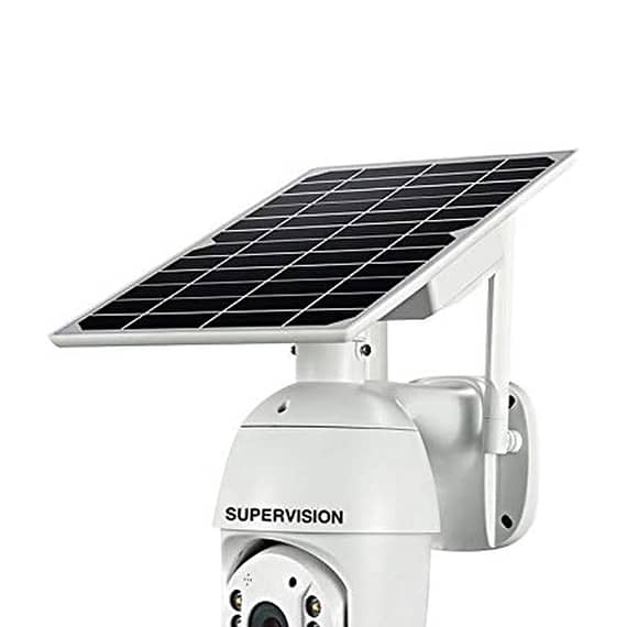 Supervision 4g 5MP Sim Card Solar PTZ Outdoor Solar Camera with Wi-Fi & Sim Card