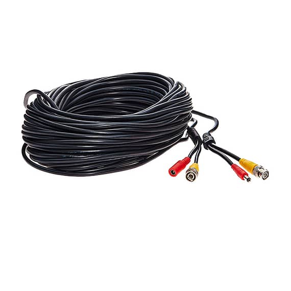 UK Plus 50-Meter RG59 Coaxial Cable for Surveillance Cameras