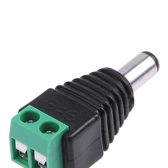 Unspecified DC Power Cable Male Plug Connector Adapter for CCTV Surveillance Camera