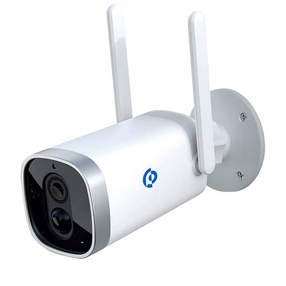 Powerology Outdoor Surveillance Camera with Solar Panel
