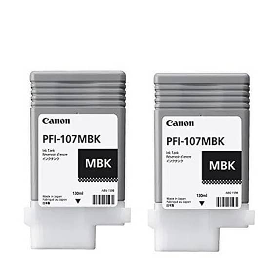 Canon PFI-107MBK Black Ink Toner Cartridge
