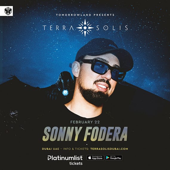 Tomorrowland presents Sonny Fodera at Terra Solis Dubai Nightlife