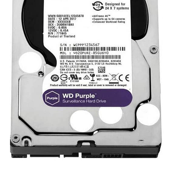 Western Digital 2TB 3.5-inch Surveillance Hard Drive