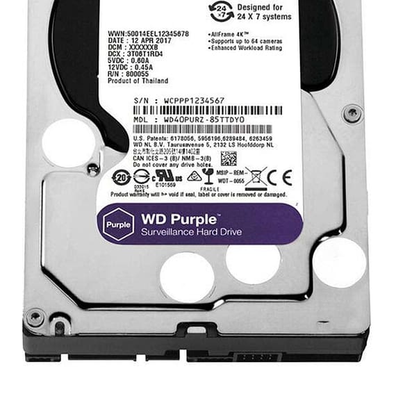 Western Digital 4TB Surveillance Hard Disk Drive