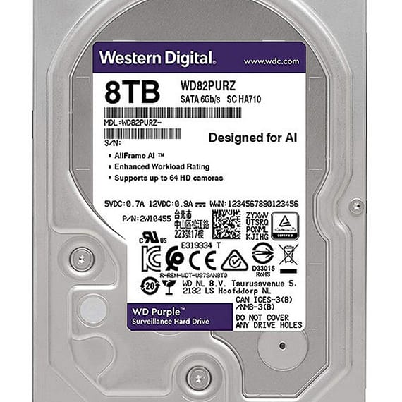 Western Digital SATA Surveillance Internal Hard Drive