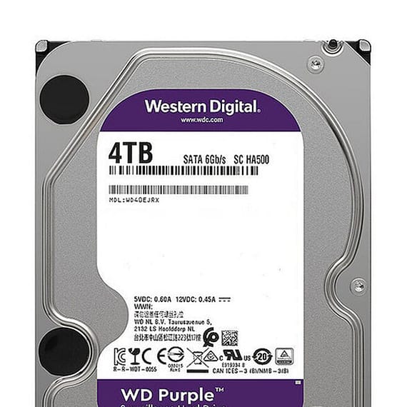Western Digital Surveillance 5400RPM 64MB Cache SATA Mechanical Hard Disk for 24x7 Video Recording