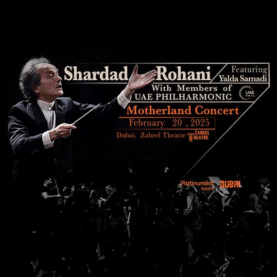 The Motherland Classical Concert by Shahrdad Rohani ft. Yalda Samdi at Zabeel Theatre in Dubai Concerts