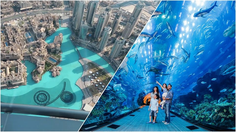 At the Top, Burj Khalifa and Dubai Aquarium - Burj Khalifa