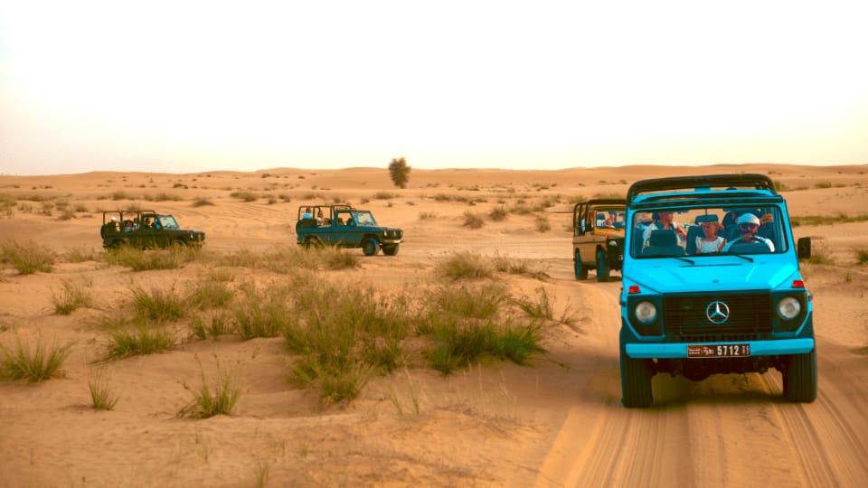 Dubai: Morning Heritage Safari by Vintage G-Class & Al Marmoom Oasis - Desert safaris