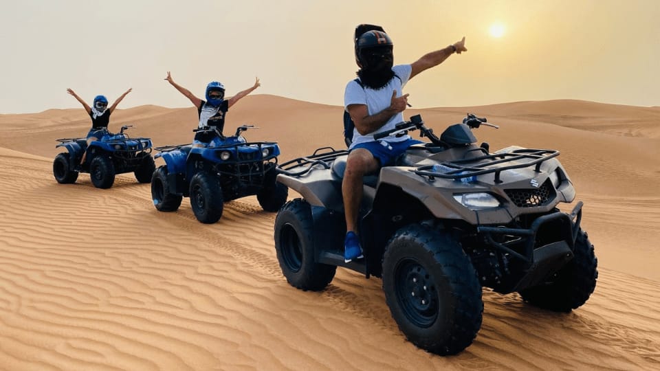 Dubai: Quad Bike Safari, Camel Ride and Refreshments - Desert safaris