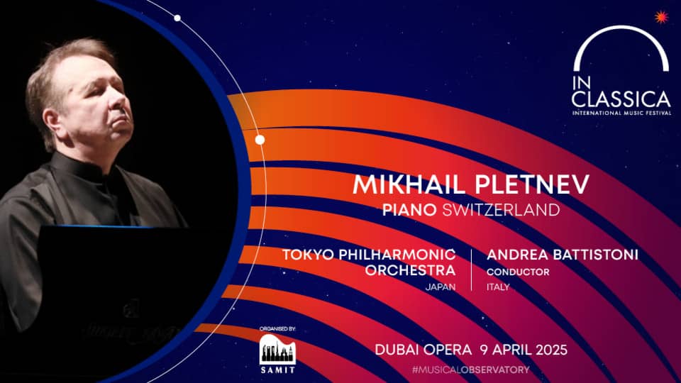 InClassica International Music Festival Presents Legendary Piano Genius - Mikhail Pletnev at Dubai Opera - Classical Events
