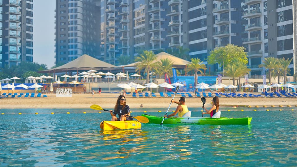 Kayak in Dubai The Palm - Water Sports
