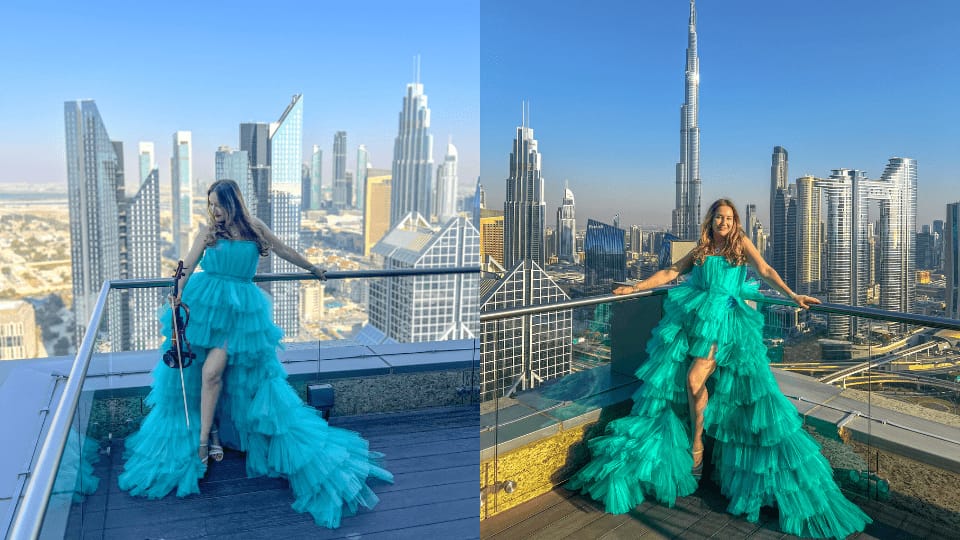 Shangri-La Balcony Flying Dress Videography Shoot - Recently Added Experiences