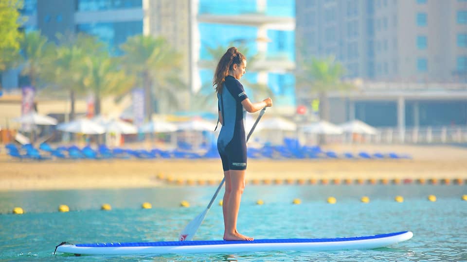 Paddle Board in Dubai The Palm - Water Sports