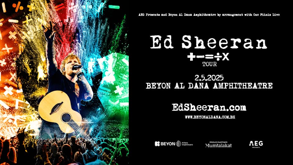 Ed Sheeran at Beyon Al Dana Amphitheatre, Bahrain - Concerts