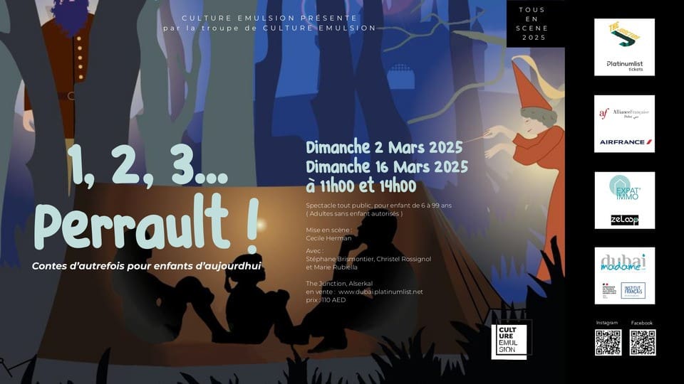 1, 2, 3 PERRAULT at The Junction in Dubai - Shows and Theatrical Plays
