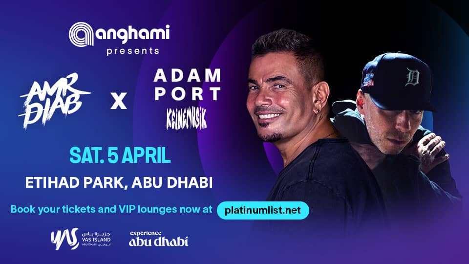 Amr Diab X Adam Port in Abu Dhabi - Arabic Events