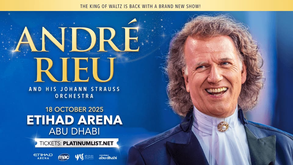André Rieu & his Johann Strauss Orchestra at Etihad Arena in Abu Dhabi 2025 - Classical Events