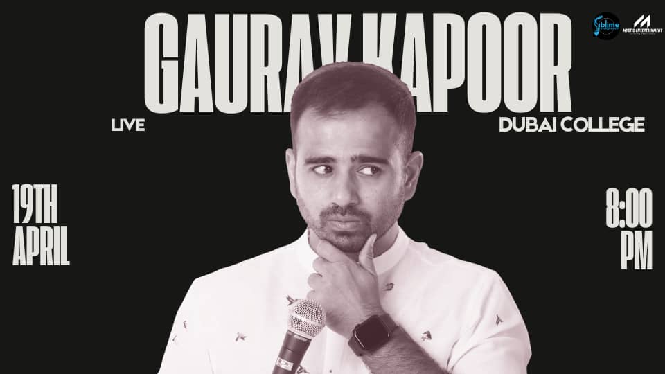 Gaurav Kapoor Live in Dubai - Comedy Events