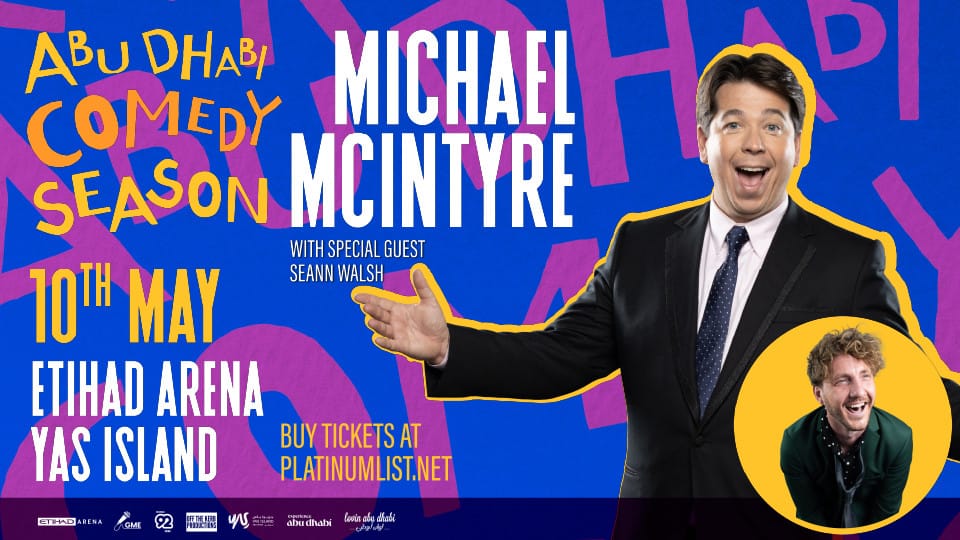 Michael McIntyre at Etihad Arena in Abu Dhabi - Comedy Events