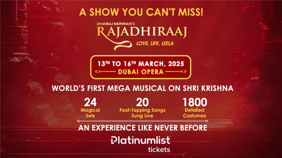 Rajadhiraaj - The Musical at Dubai Opera - Shows and Theatrical Plays