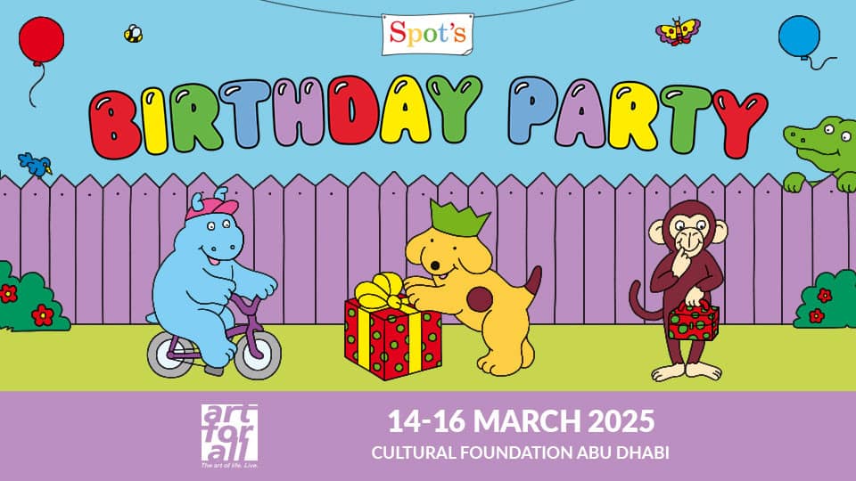 Spot's Birthday Party at Cultural Foundation in Abu Dhabi - Kids Events