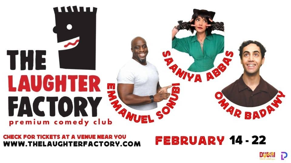 The Laughter Factory February 2025 in Dubai and Abu Dhabi - Comedy Events