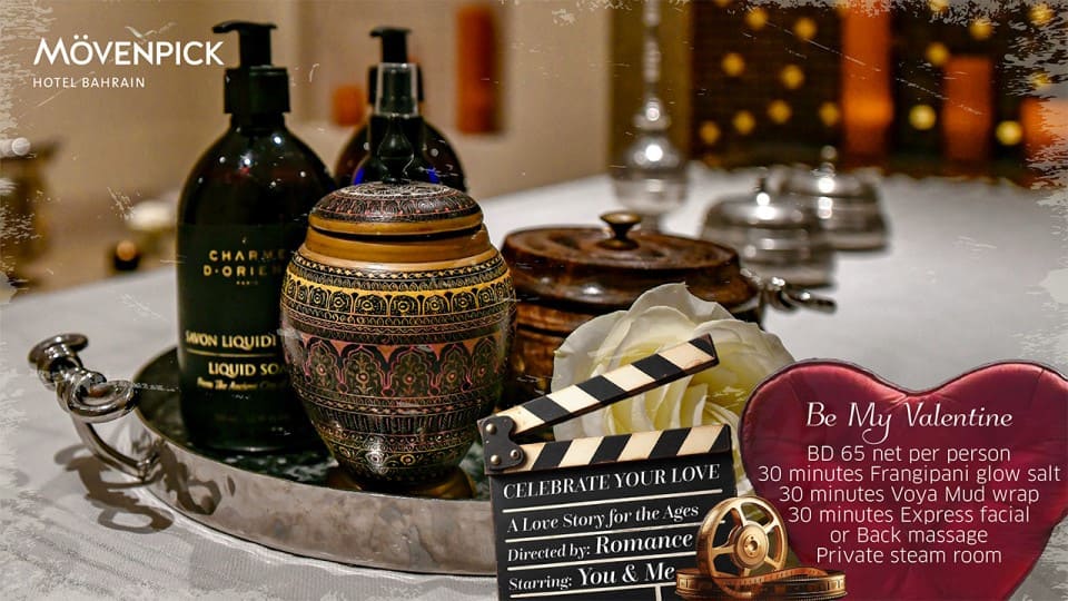 Be My Valentine - Spa Package at Mövenpick Hotel Bahrain - Valentine's Day Recommendations