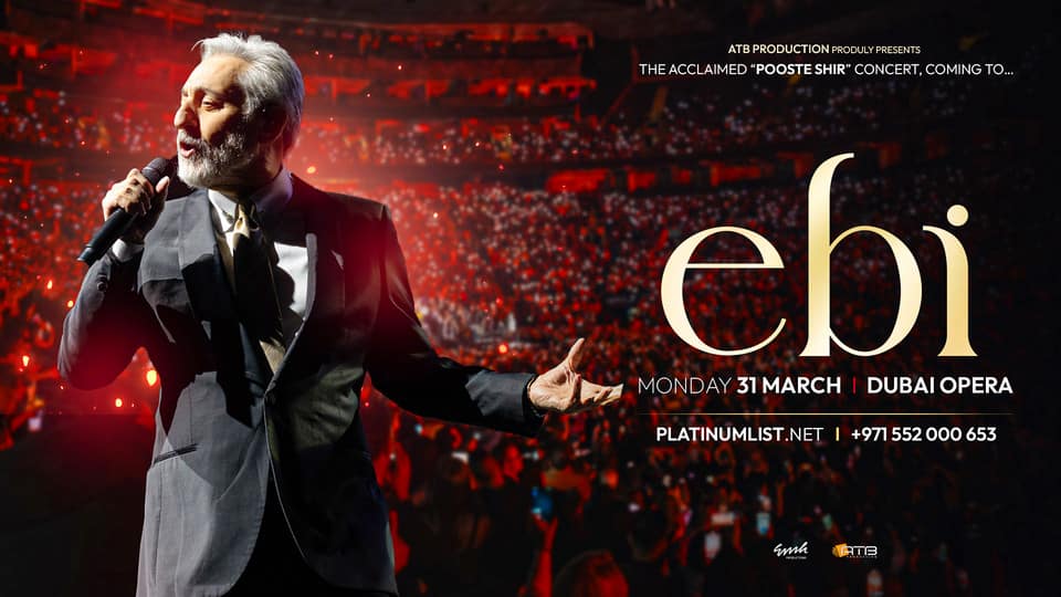 Ebi Live at Dubai Opera - Persian Events
