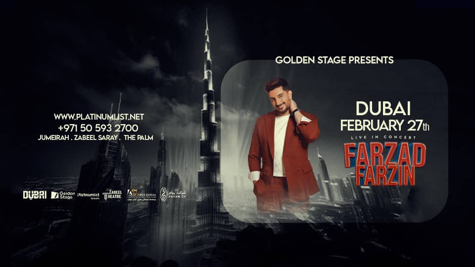 Farzad Farzin Live at Zabeel Theatre in Dubai - Persian Events