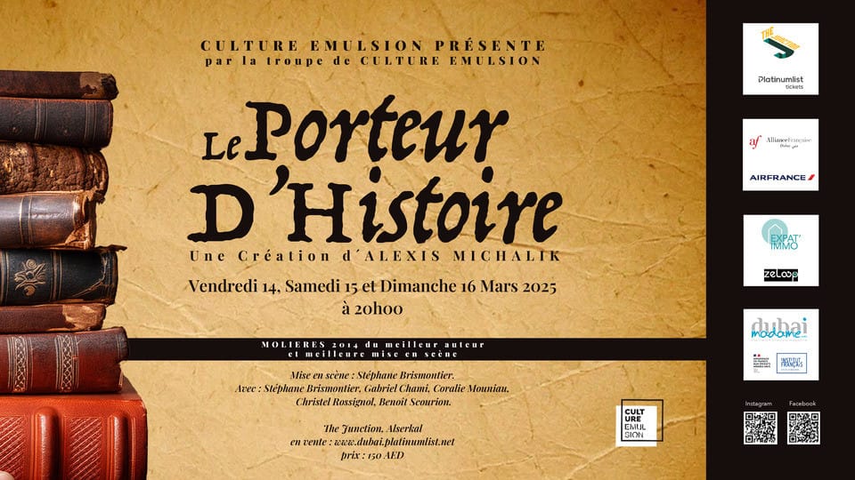 Le Porteur D'Histoire at The Junction in Dubai - Shows and Theatrical Plays