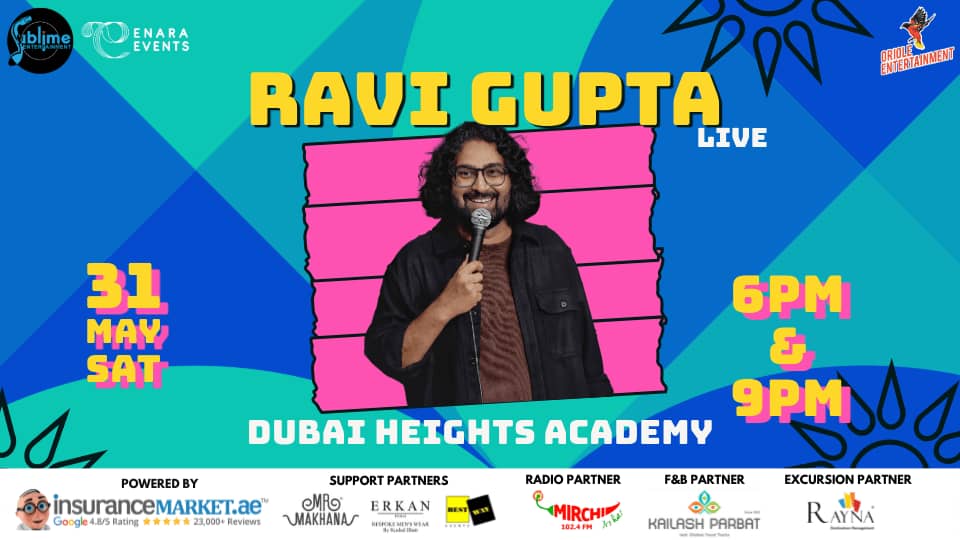 Ravi Gupta Live in Dubai - 2025 - Comedy Events
